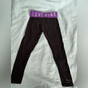 Victoria Secret PINK Fold Over Yoga Leggings